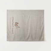 Aangepaste Zakelijke Tafel Runner Banner Script Br Wandkleed (Voorkant (horizontaal))