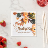 Aangepaste zakelijke Thanksgiving: prachtige Herfs Servet (Insitu)