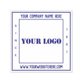 Aangepaste Zakelijke Zelfinkende Vierkante Stempel (Design)