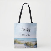 Aangepaste zandduinen en strand Canvas tas (Voorkant)