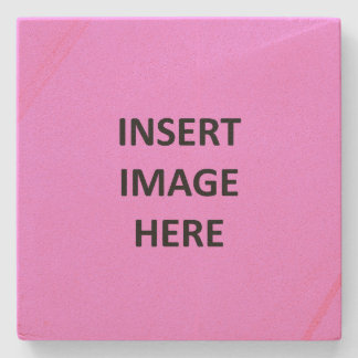 Aangepaste zandsteen Onderzetter Sjabloon Creëer U