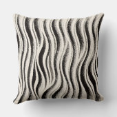 Aangepaste zebra streep worp kussen – Persoonlijk (Achterkant)
