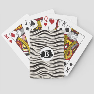 Aangepaste Zebra Stripe Poker Kaarten