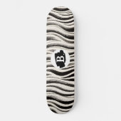 Aangepaste Zebra Stripe Skateboard (Voorkant)