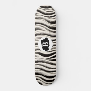 Aangepaste Zebra Stripe Skateboard