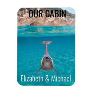 Aangepaste Zee dolfijnenmarkering voor cruisedeur Magneet