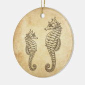 Aangepaste  zeebaars keramisch ornament (Links)