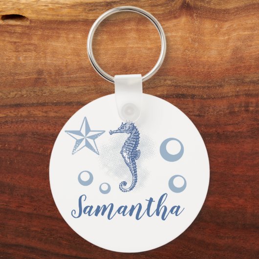 Aangepaste zeebaars Zee Sleutelhanger (Voorkant)