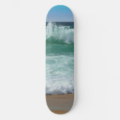 Aangepaste zeegezicht strand zee Zee golven Skateboard (Voorkant)