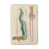 Aangepaste zeemeermin  kuststrook badmat (Voorkant Verticaal)