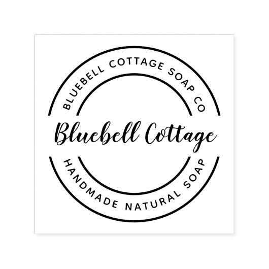 Aangepaste zeep zakelijke zelfinkeping stempel (Design)