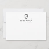 Aangepaste zeepenkaart notitiekaartje (Voorkant)