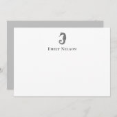 Aangepaste zeepenkaart notitiekaartje (Voorkant / Achterkant)