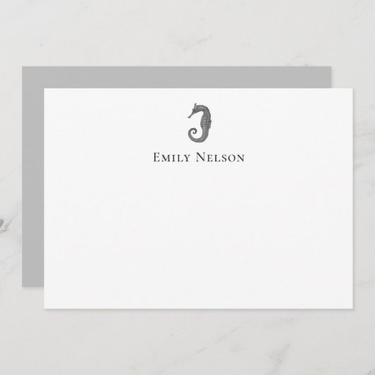 Aangepaste zeepenkaart notitiekaartje (Voorkant / Achterkant)