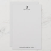 Aangepaste zeepijpfabriek briefpapier (Voorkant / Achterkant)