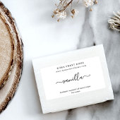 Aangepaste zeeplabel ticker etiket