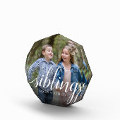 Aangepaste zegeningen Broer zuster Foto Handschrif (Rechts)