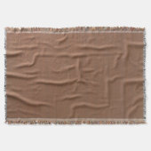 Aangepaste zeilboot foto Nautical Tan Striped Deken (Achterkant)