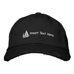 Aangepaste zeilboot geborduurd Pet