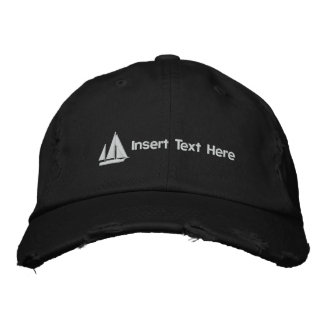 Aangepaste zeilboot geborduurd Pet
