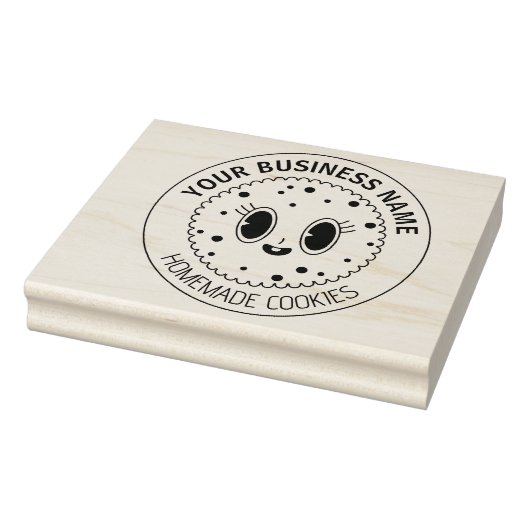 Aangepaste zelfgemaakte cookies voor kleine bedrij rubberstempel (Stempel)
