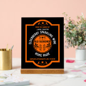 Aangepaste zelfgemaakte Elderberry Sparkling Acryl Bord (Huwelijk)