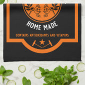 Aangepaste zelfgemaakte Elderberry Sparkling Theedoek (Gevouwen)