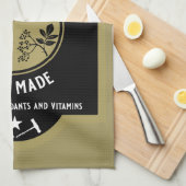 Aangepaste Zelfgemaakte Elderflower Theedoek (Quarter Fold)