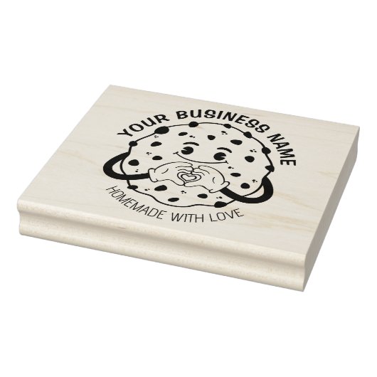 Aangepaste zelfgemaakte liefde met kleine bedrijve 	rubberstempel (Stempel)