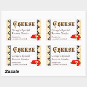 Aangepaste zelfgemaakte Sticker Sjabloon (Vel)