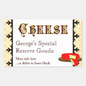 Aangepaste zelfgemaakte Sticker Sjabloon (Voorkant)