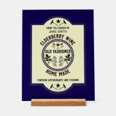 Aangepaste zelfgemaakte vlierbes Drinken Acryl Bord (Voorkant)