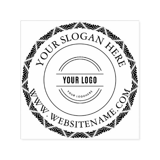 Aangepaste zelfinkende Logo voor bedrijven Zelfinktende Stempel (Design)