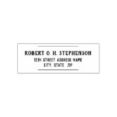 Aangepaste zelfinkerende adresstempel zelfinktende stempel (Design)