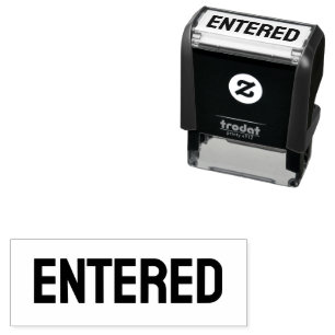 Aangepaste zelfinktstempel van het document ingevo zelfinktende stempel