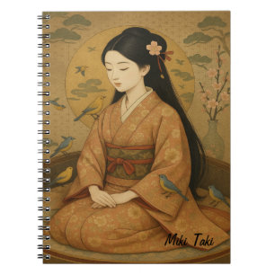 Aangepaste Zen Yoga Meditatie Mindfulness Art Brow Notitieboek