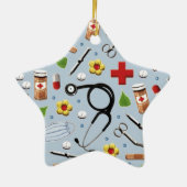 Aangepaste ziekteverwekker keramisch ornament (Achterkant)