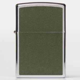 Aangepaste Zippo aansteker – Moss Green Noise Text