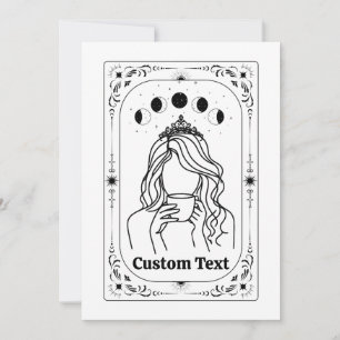 Aangepaste Zodiac Tarot Feministische Hemel Magisc Kaart