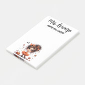 Aangepaste Zoete Betovering — Whimsy Ontmoet Hallo Post-it® Notes (Schuin)