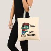 Aangepaste Zombie-Trick or treat Tote Bag (Voorkant (product))
