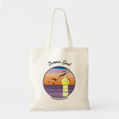 Aangepaste zomer zonsondergang evenement Sale Bran Tote Bag (Voorkant)