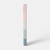 Aangepaste Zomerkleuren Kleurenblok Strepen Samsung Galaxy Hoesje (Linkerkant)