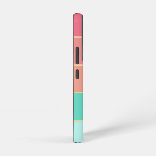 Aangepaste Zomerkleuren Kleurenblok Strepen Samsung Galaxy Hoesje (Rechterkant)