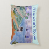 Aangepaste zomerkust en bloemen accent kussen (Voorkant(Verticaal))