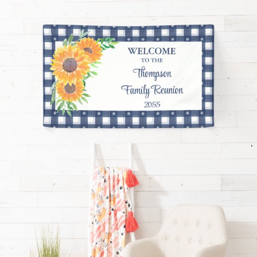 Aangepaste Zonnebloem Familie Reünie Zonnebloem We Spandoek (Insitu)