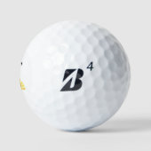 Aangepaste zonnebloem golfballen (Logo)