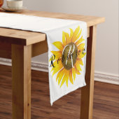 Aangepaste zonnebloem medium tafelloper (Voorbeeld)