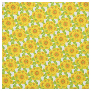 Aangepaste zonnebloemen stof