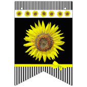 Aangepaste zonnebloempanner voor Baby shower Vlaggetjes (Derde vlag)